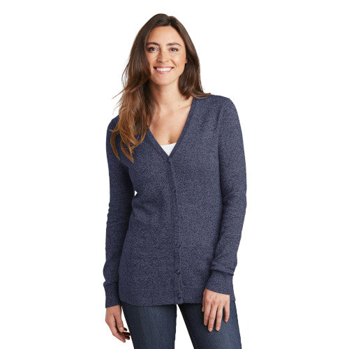 Port Authority ® Ladies Marled Cardigan Sweater