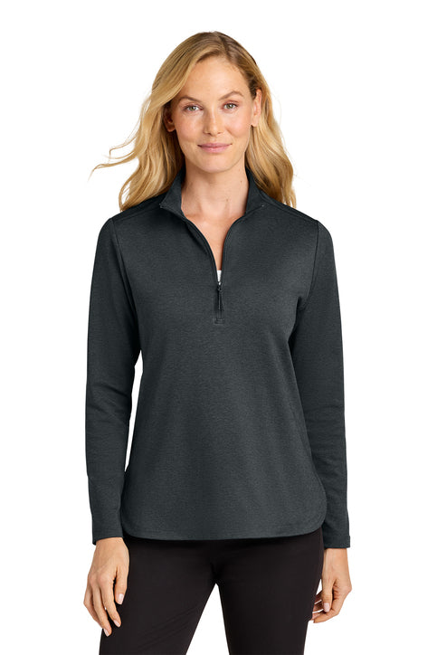 Port Authority® Women's C-FREE® Double Knit 1/4-Zip