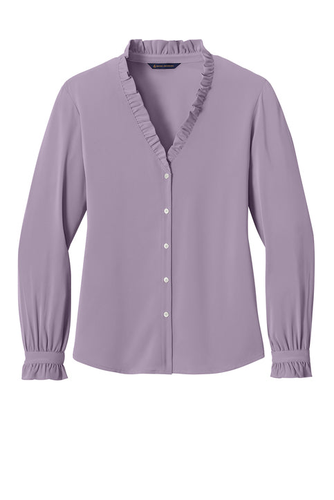Brooks Brothers® Women’s Long Sleeve Ruffle Collar Blouse
