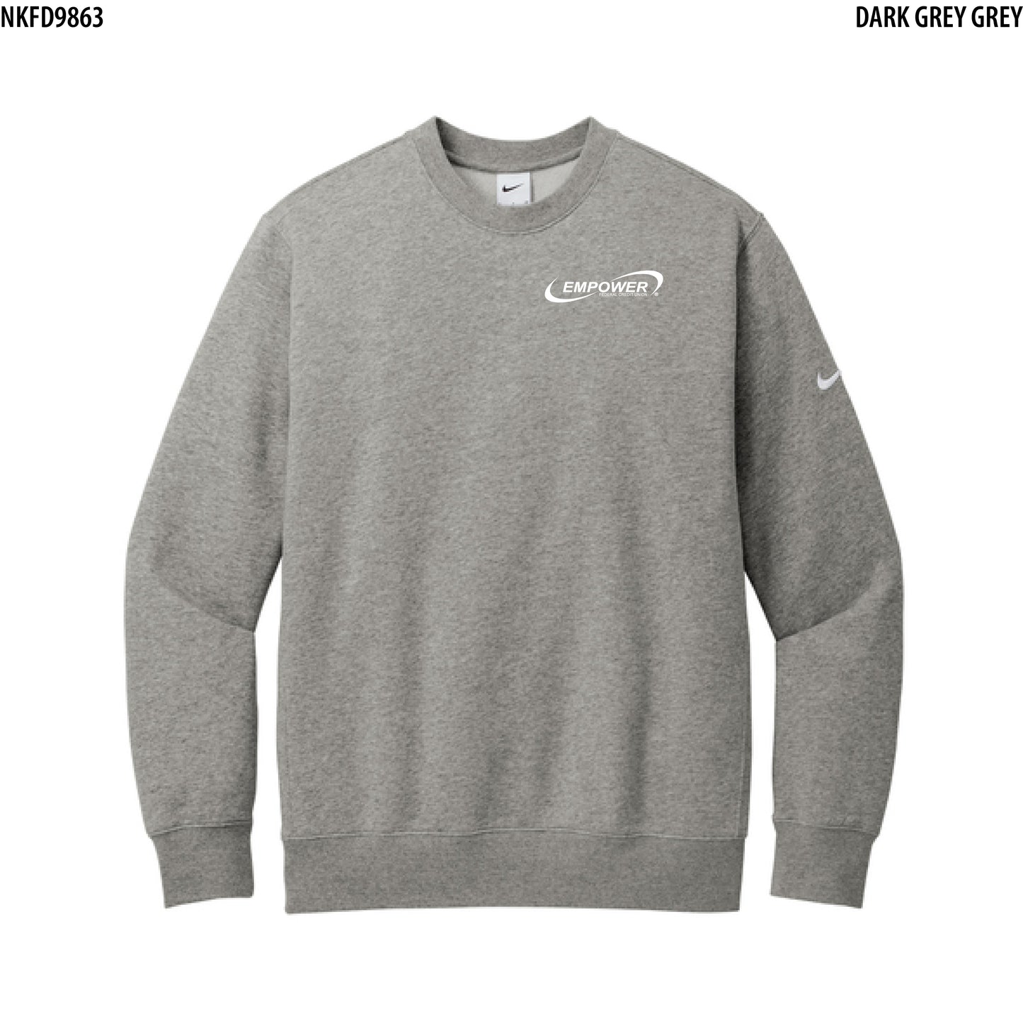 Nike Club Fleece Sleeve Swoosh Crew