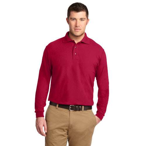 Port Authority® Silk Touch™ Long Sleeve Polo