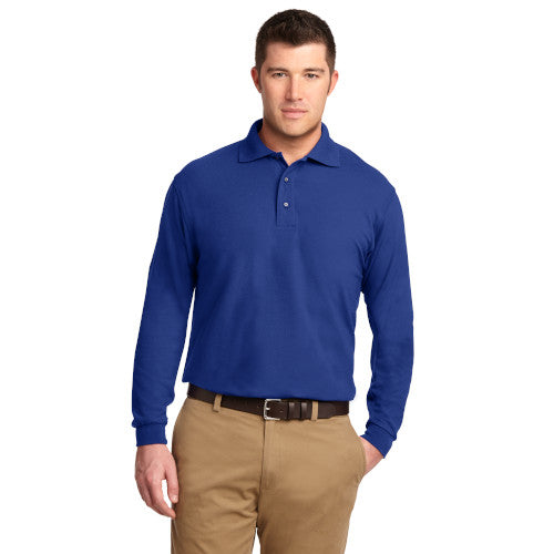 Port Authority® Silk Touch™ Long Sleeve Polo