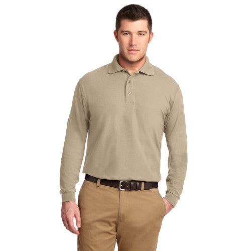 Port Authority® Silk Touch™ Long Sleeve Polo