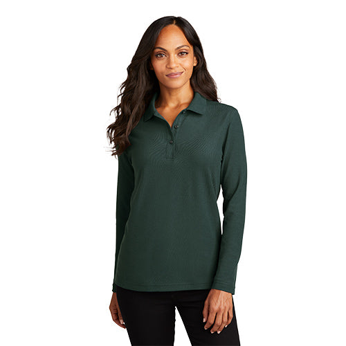 Port Authority® Ladies Silk Touch™ Long Sleeve Polo