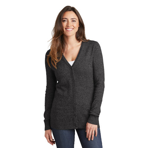 Port Authority ® Ladies Marled Cardigan Sweater