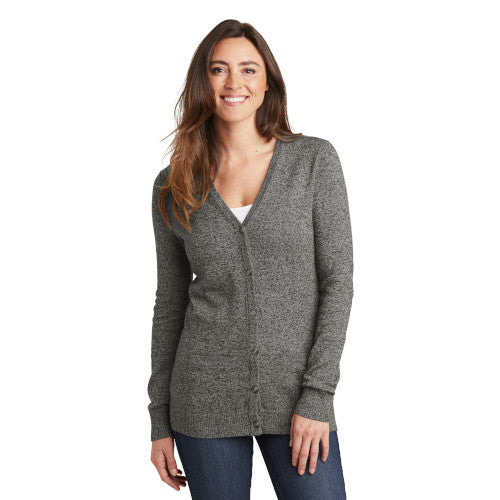 Port Authority ® Ladies Marled Cardigan Sweater